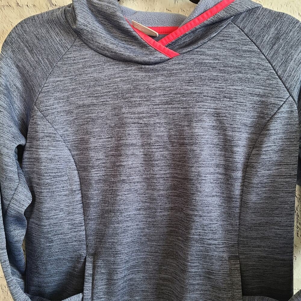 Columbia Blue And Pink Athletic Pullover Hoodie Extra Small - Picture 2 of 11